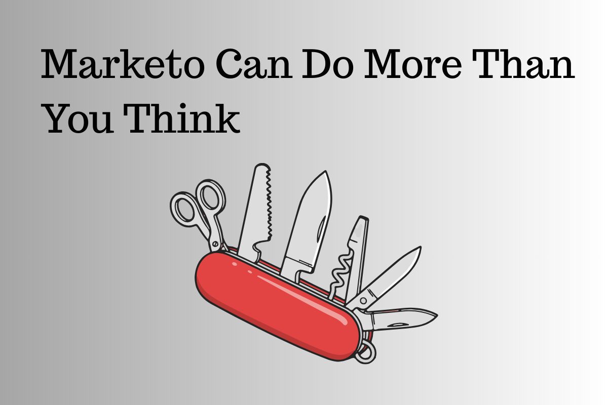 swiss army knife of marketing automation